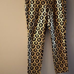 Black and Gold pants